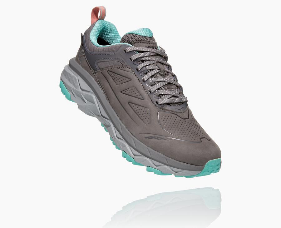 Hoka One One Spor Ayakkabı Kadın Gri - Challenger Kısa Gore-Tex - SL8920534